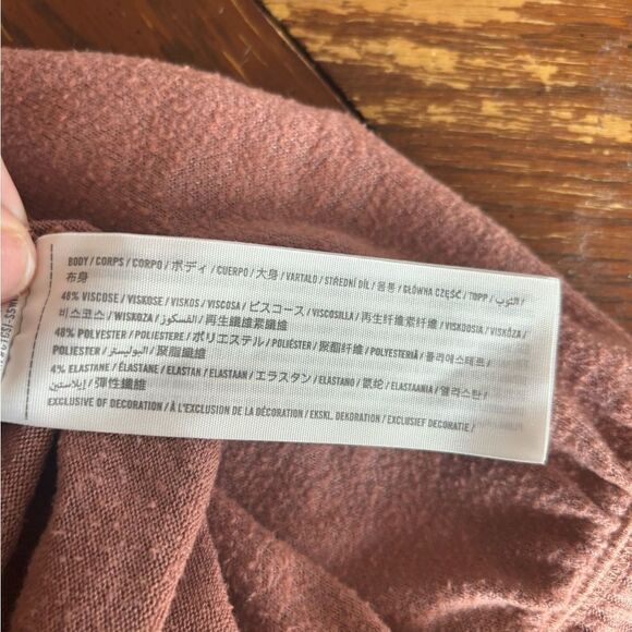 Abercrombie Soft & Cozy brushed fleece long sleeve top size small - Picture 4 of 10